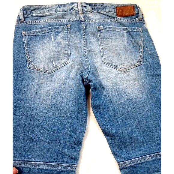 Converse One Star The Motocross Womens Blue Denim Jeans Stylish Leg Stitch Size - Picture 9 of 9